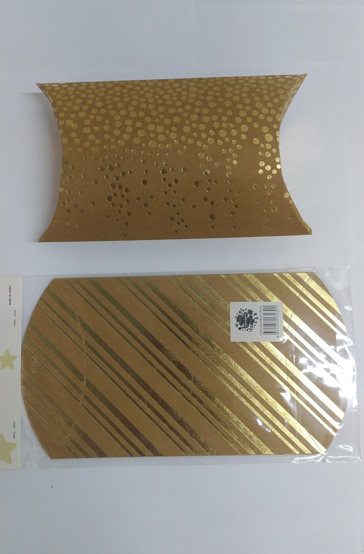 ÇANTA KRAFT KATLAMALI MUHTELİF DESEN 15*13,5CM 2Lİ