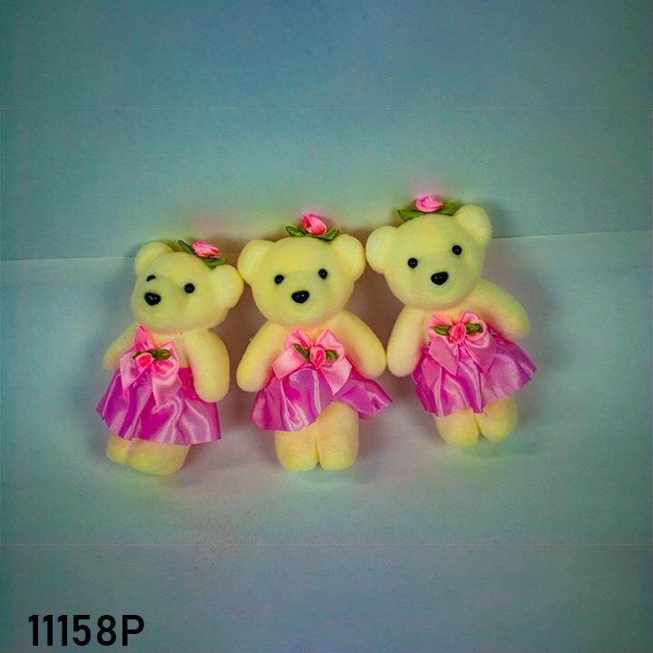 AYICIK FLOK ETEKLİ PEMBE 11 CM 10 LU