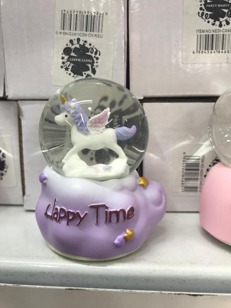 KAR KÜRESİ YILDIZLI UNİCORN IŞIKLI SMA