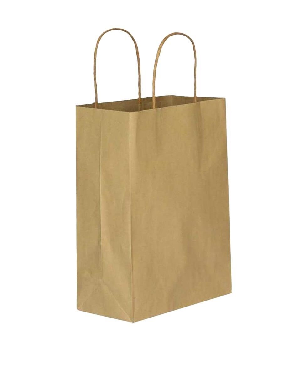 ÇANTA K.KRAFT BÜKÜM SAPLI 18*22 CM 50 Lİ