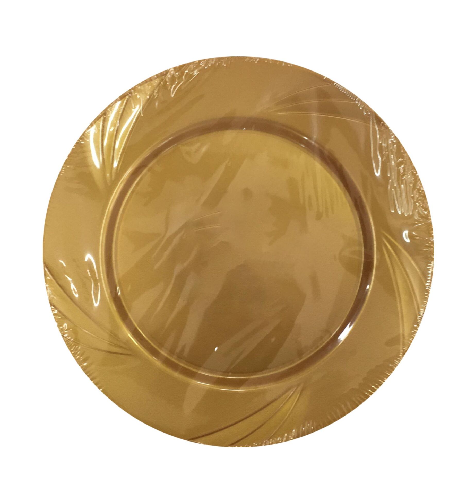 TABAK PLASTİK KRİSTAL ALTIN 6 LI