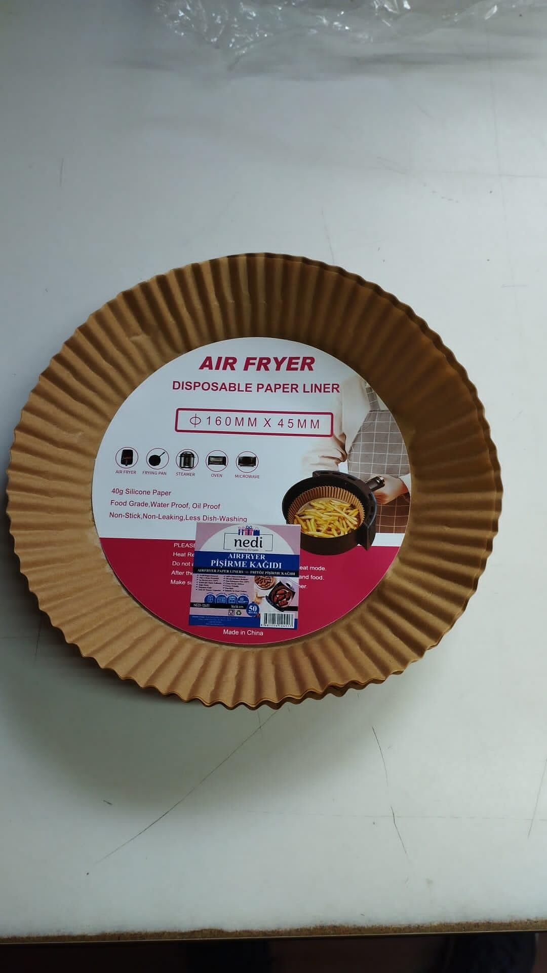 FRİTÖZ PİŞİRME KAĞIDI 16 CM (25 AD)