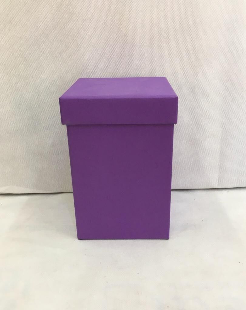KUTU KÜP LİLA TEKLİ
