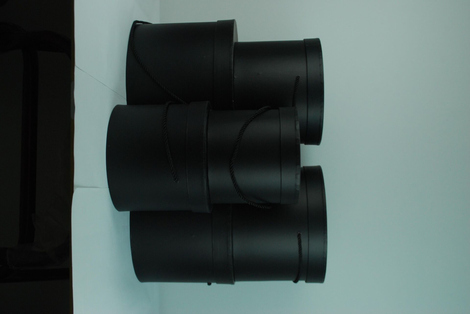 KUTU SİLİNDİR İPLİ 6 LI SET SİYAH