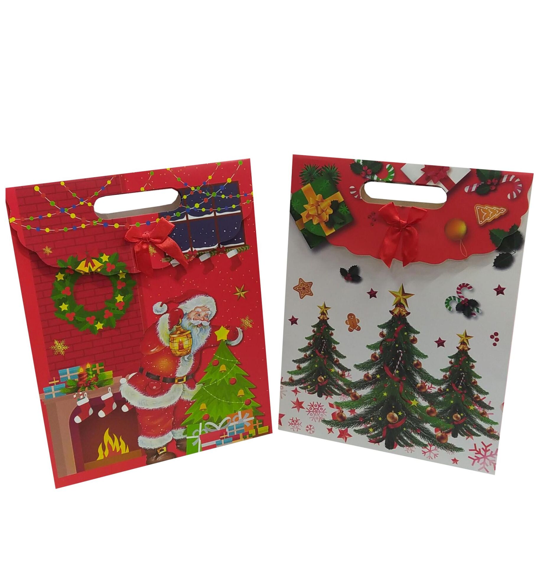 ÇANTAKARTON NOEL DESEN CIRTLI EL GEÇME 24*31 12Lİ