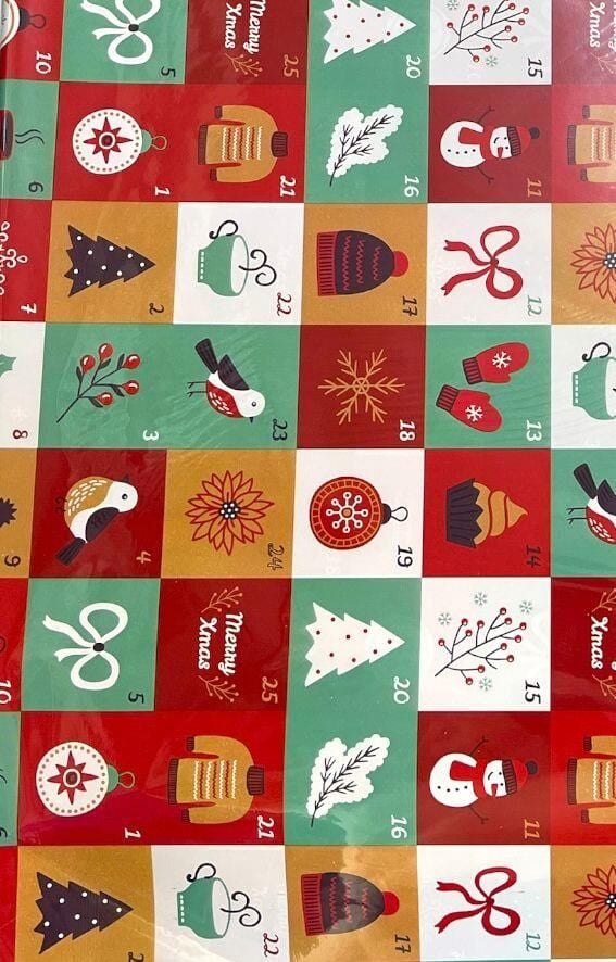 KUŞE KAĞIT 70*100 YILBAŞI BASKILI KIŞ TEMALI 50 Lİ