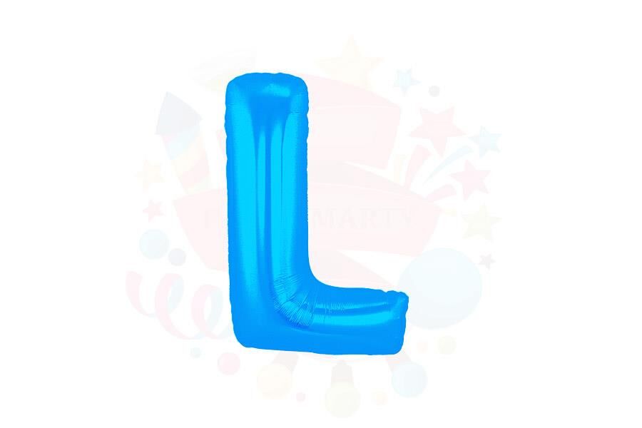 BALON FOLYO 14'' HARF MAVİ L