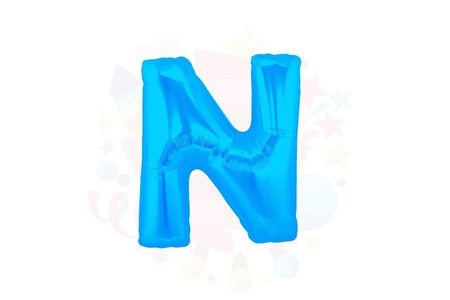 BALON FOLYO 14'' HARF MAVİ N