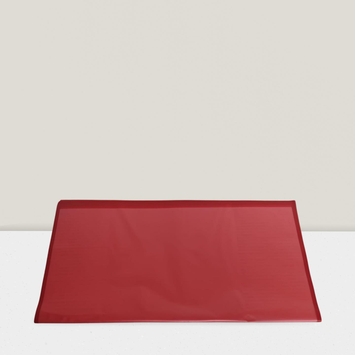 BUKETLİK PP DÜZ  KENARLI KIRMIZI 58*58