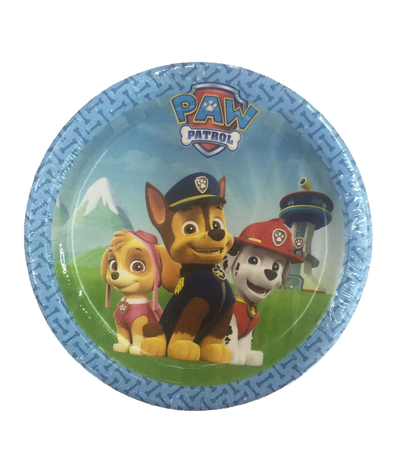 TABAK KARTON PAW PATROL 22CM 8Lİ