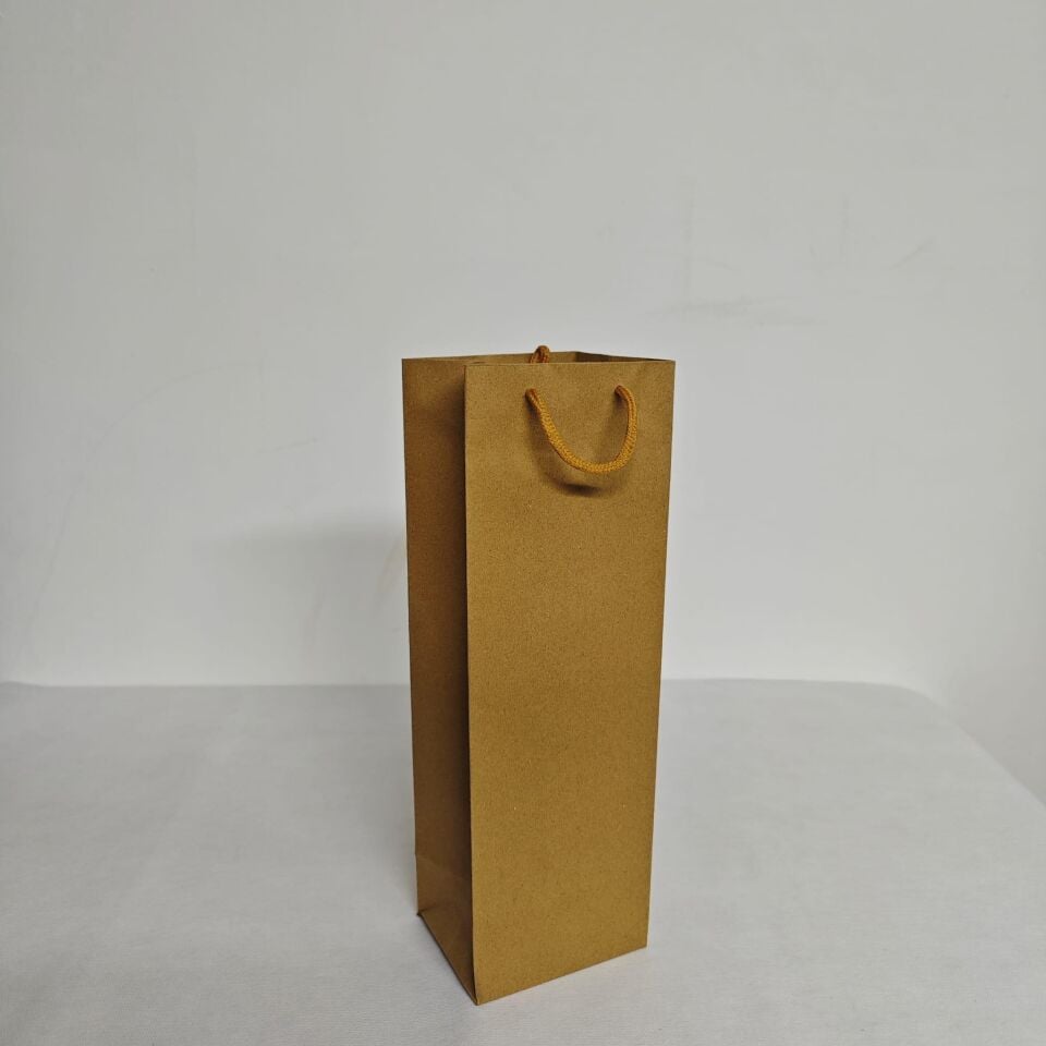 ÇANTA İTHAL KRAFT İP SAPLI  11,8*9,5*36 10 LU