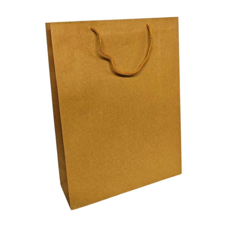 ÇANTA İTHAL KRAFT İP SAPLI  27*9,5*36 25 Lİ