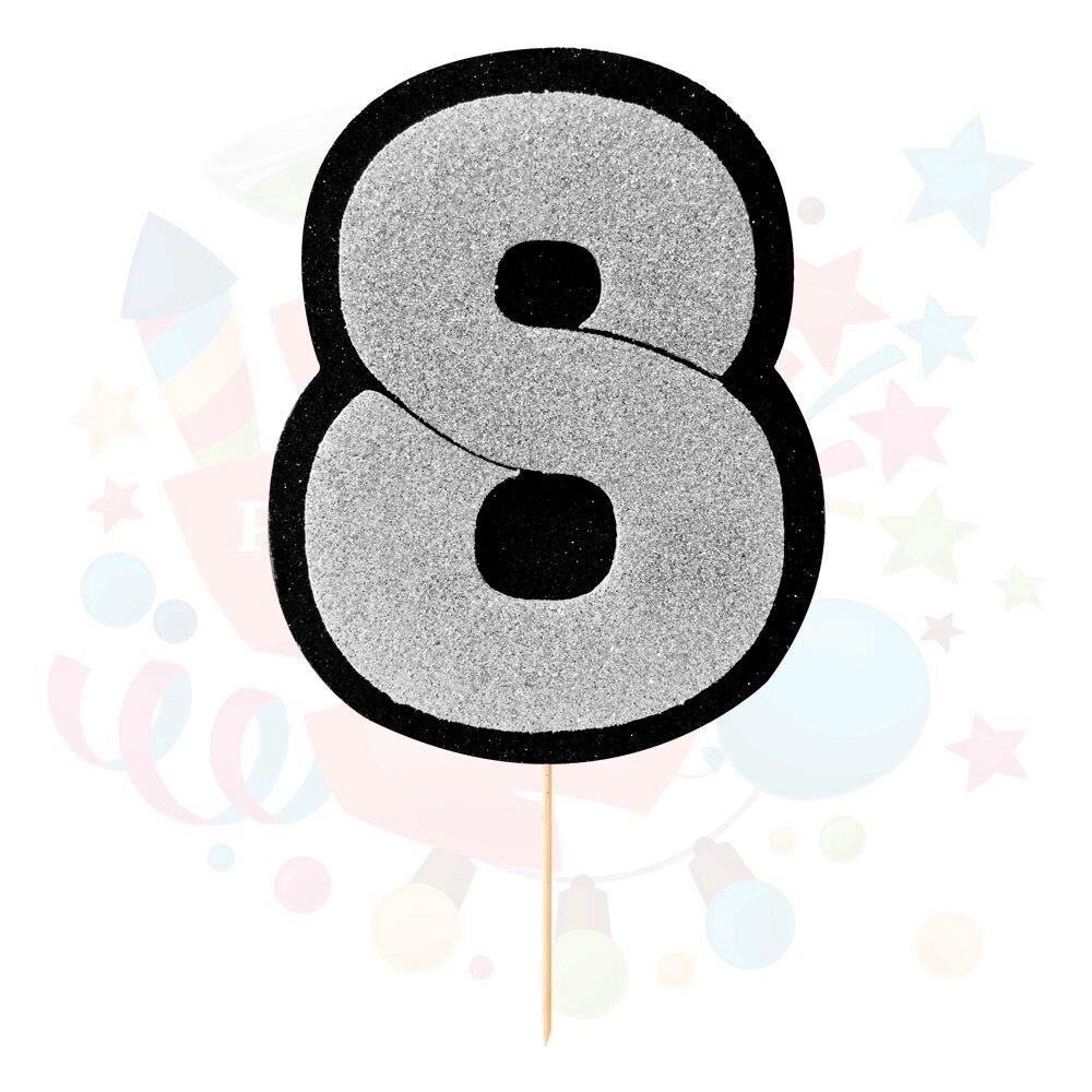 STRAFOR RAKAM 20CM GÜMÜŞ 8