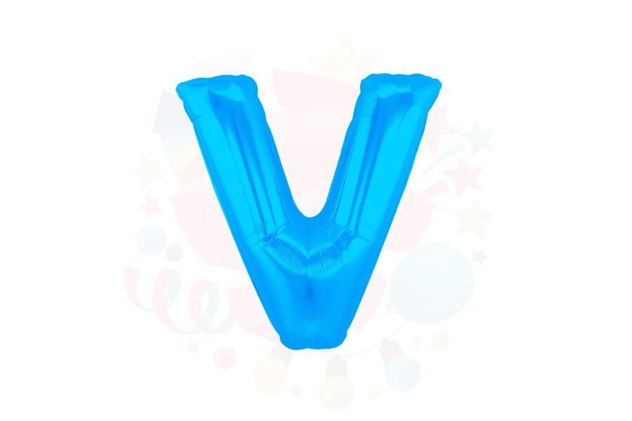 BALON FOLYO 14'' HARF MAVİ V