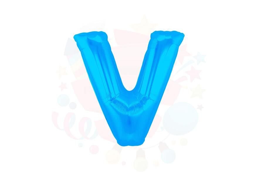 BALON FOLYO 14'' HARF MAVİ V