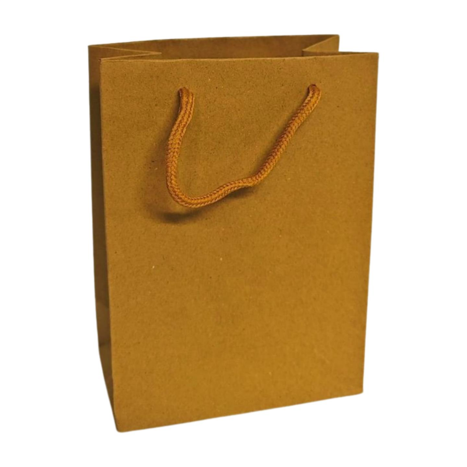 ÇANTA İTHAL KRAFT İP SAPLI  13*7,5*18 25 Lİ