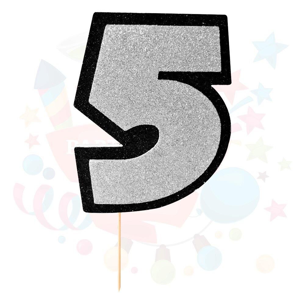 STRAFOR RAKAM 20CM GÜMÜŞ 5