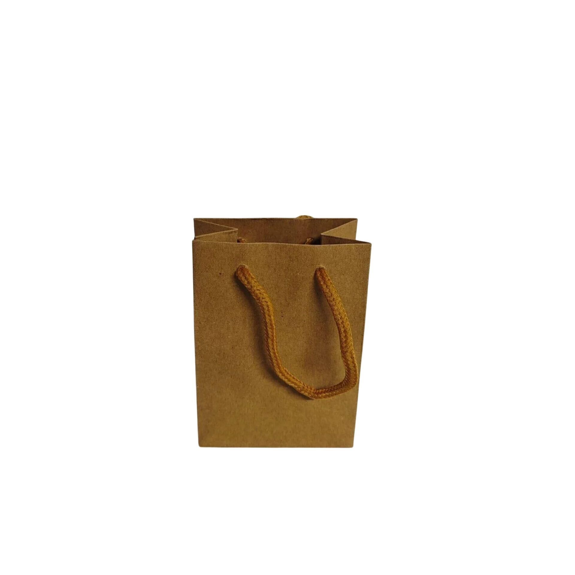 ÇANTA İTHAL KRAFT İP SAPLI  8*5*11 50 Lİ