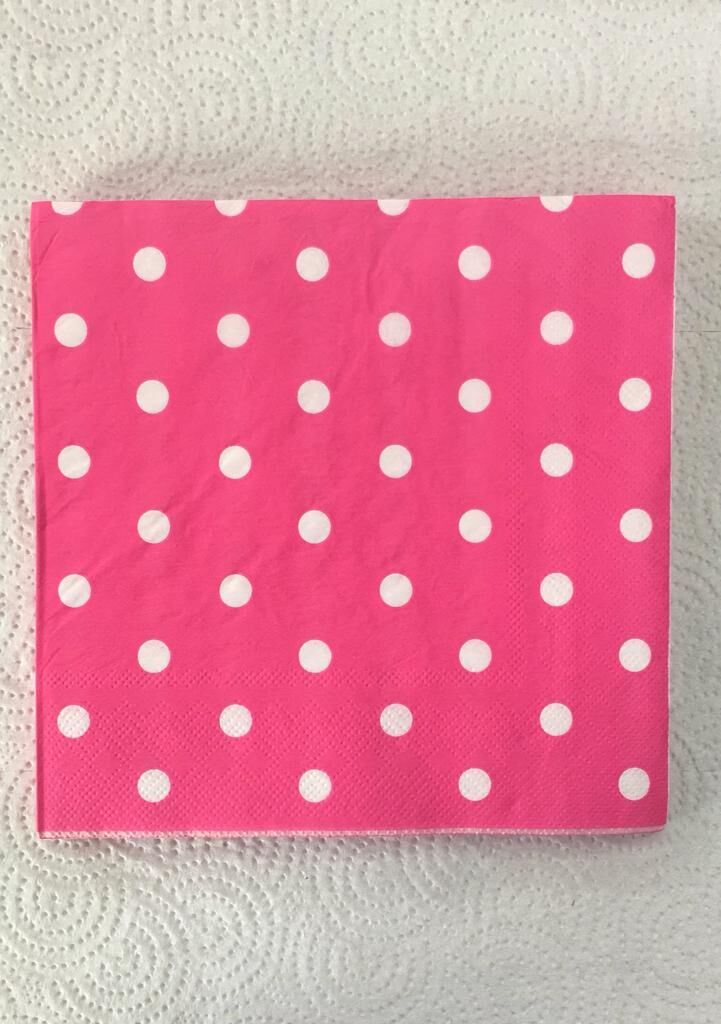 PEÇETE PUANTİYELİ 20 Lİ FUŞYA BEYAZ