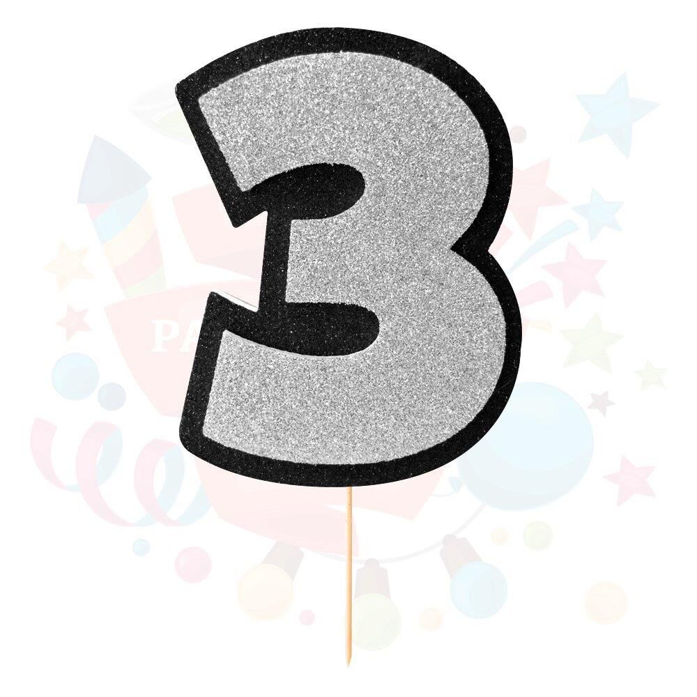 STRAFOR RAKAM 20CM GÜMÜŞ 3