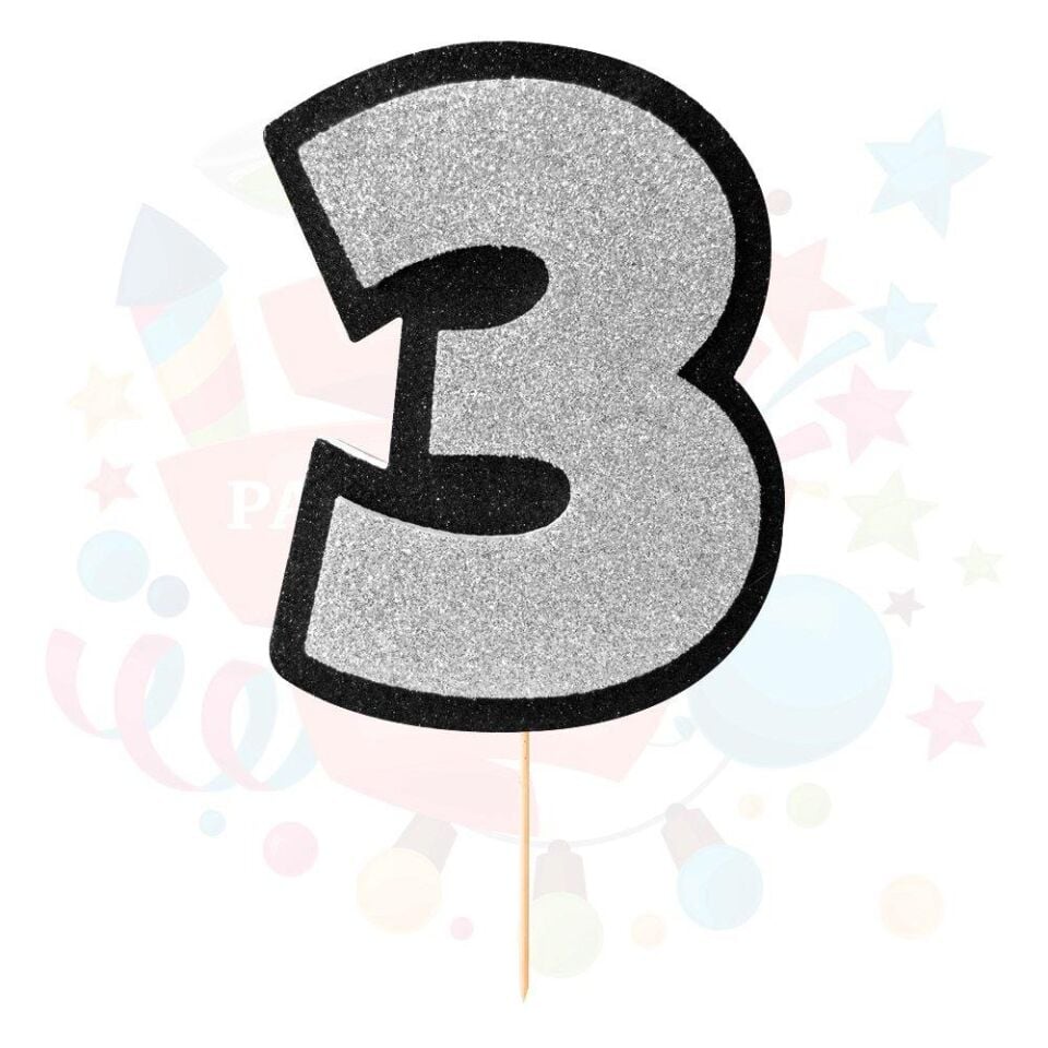 STRAFOR RAKAM 20CM GÜMÜŞ 3