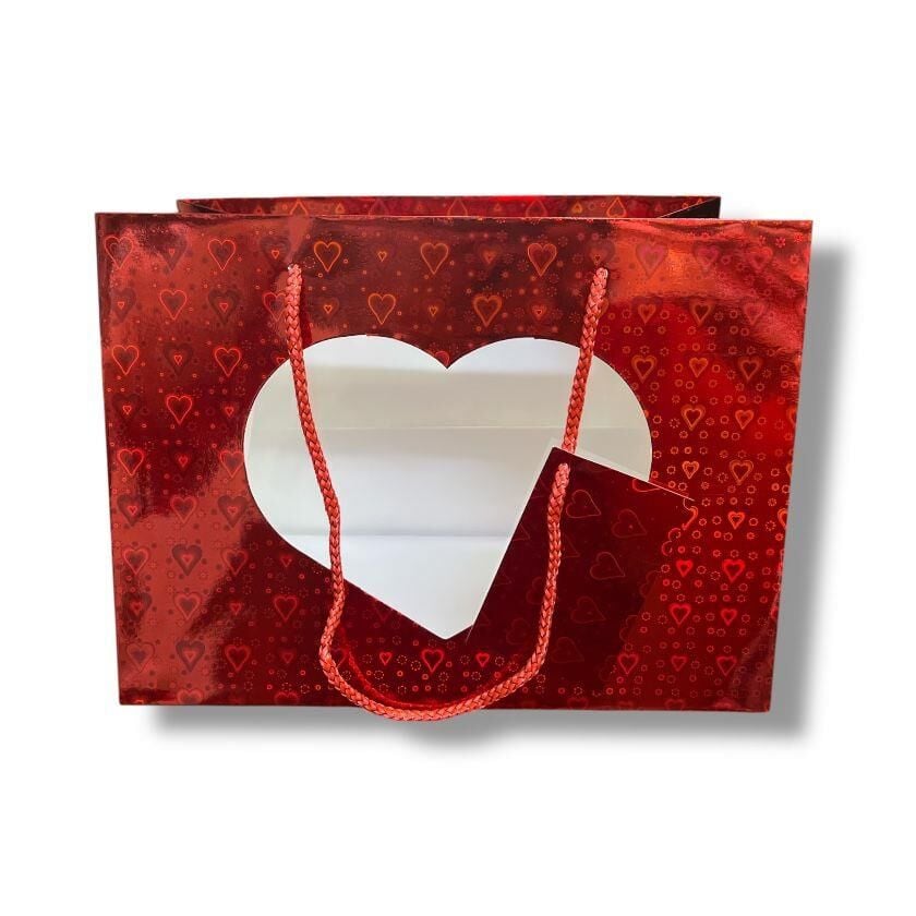 ÇANTA  İP SAPLI İTHAL KALP ÇERÇEVELİ 32*25*15 12Lİ