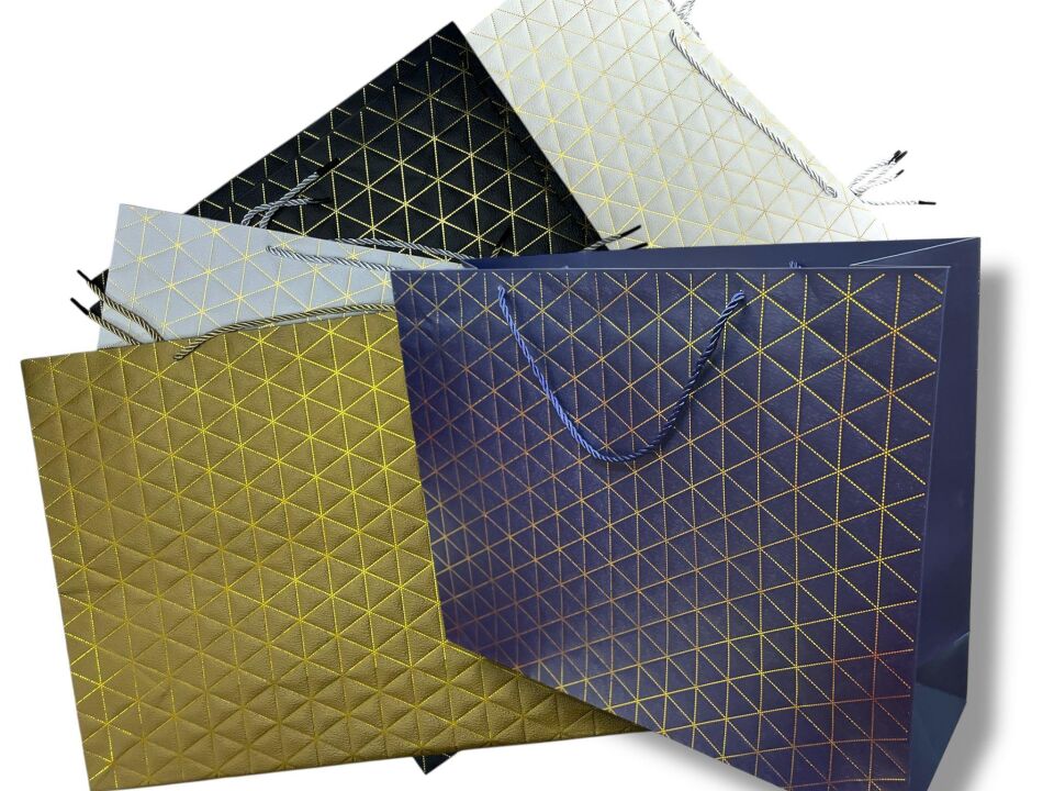 ÇANTA  İP SAPLI İTHAL LÜKS 47*35*15 12 Lİ