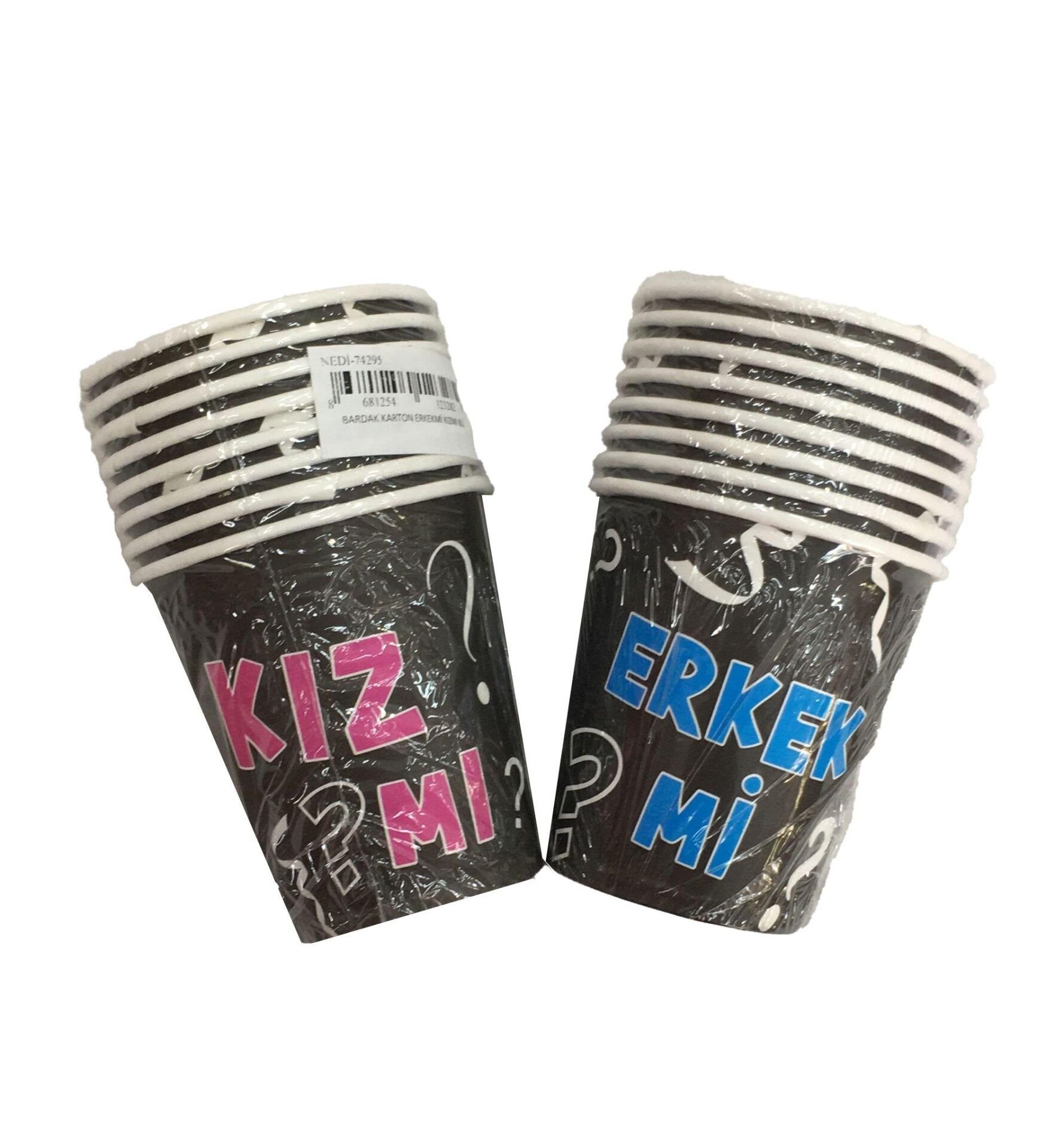 BARDAK KARTON ERKEKMİ KIZMI 8Lİ