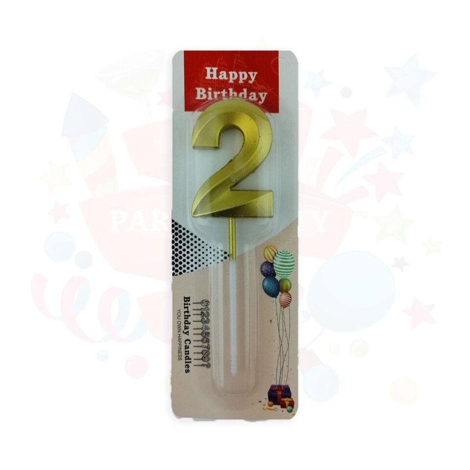MUM RAKKAM ÇUBUKLU KÜÇÜK  ALTIN SERİ 2