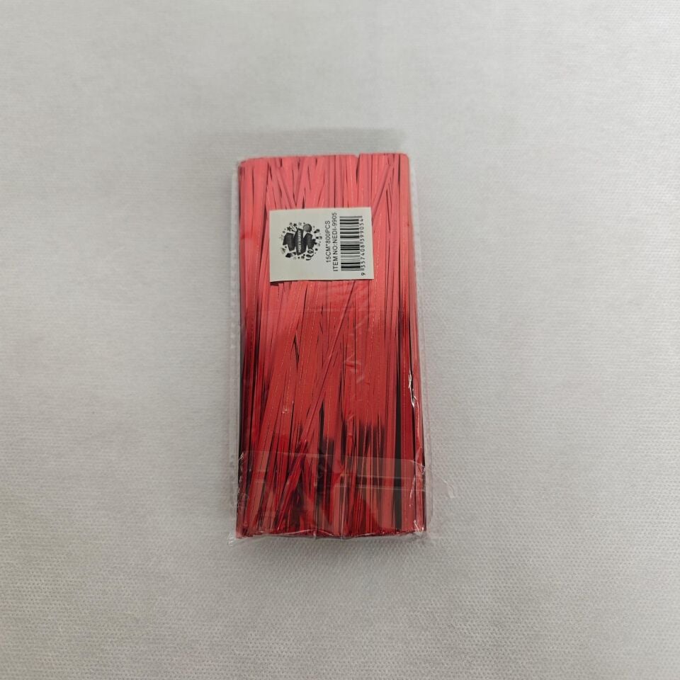 TEL KOPÇA 12 CM 800 PCS METAL KIRMIZI