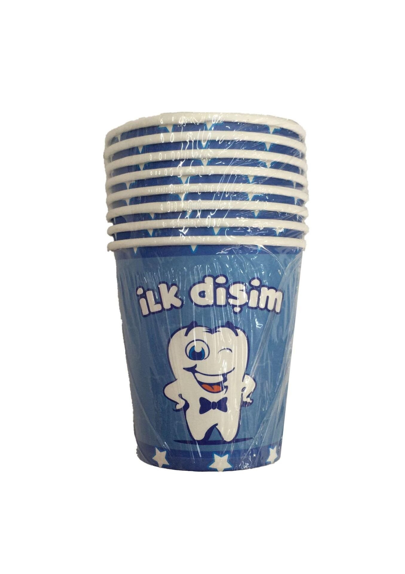 BARDAK KARTON DİŞ MAVİ 8Lİ