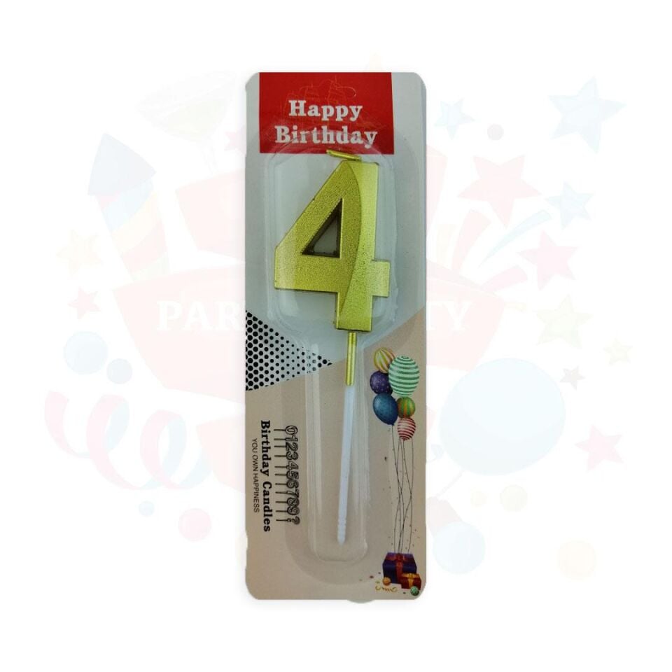 MUM RAKKAM ÇUBUKLU KÜÇÜK  ALTIN SERİ 4