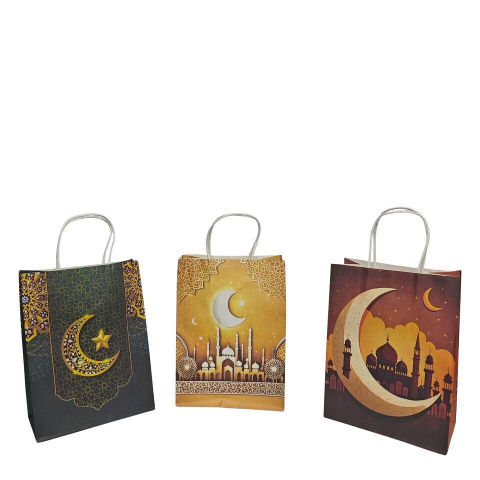 ÇANTA B.KRAFT BÜKÜM SAPLI İSLAMİ 15*8*21cm 12 Lİ