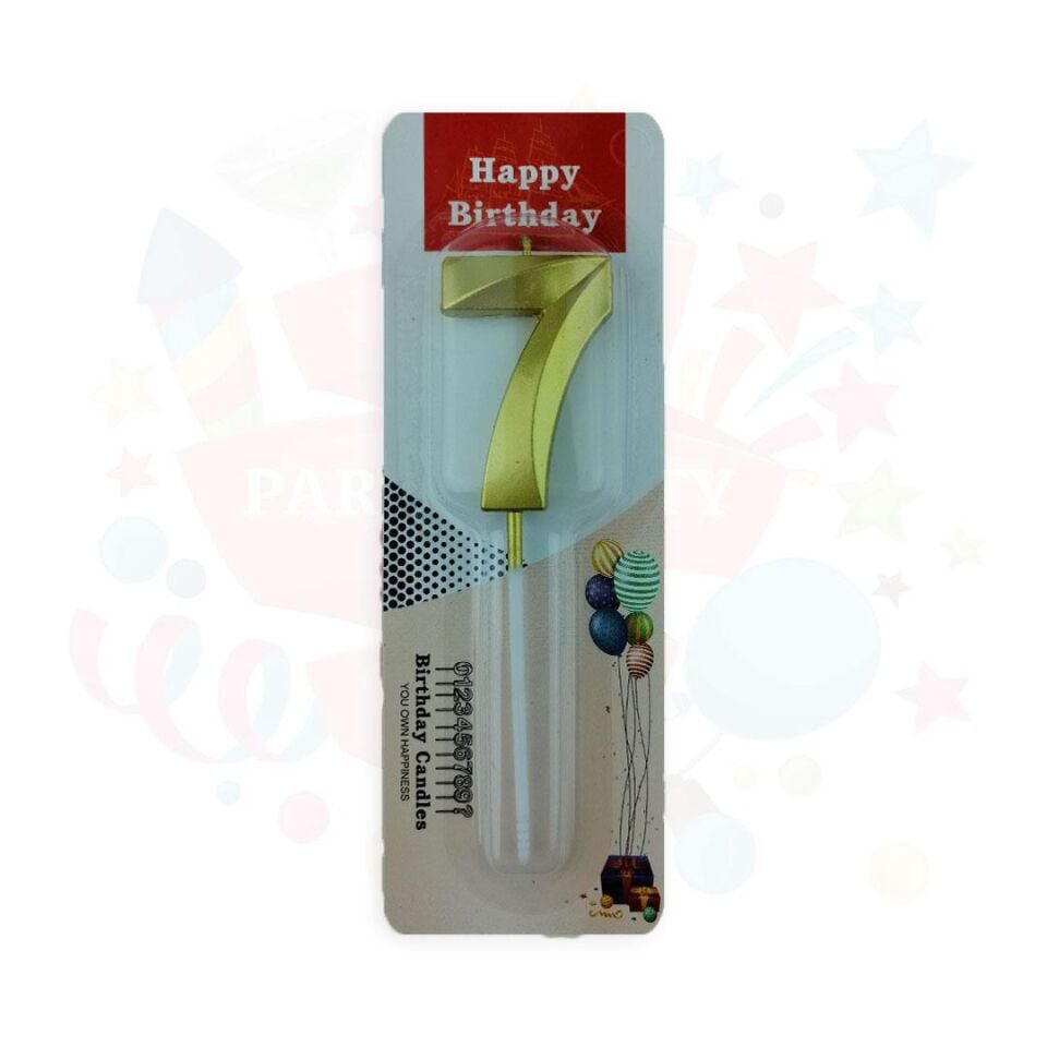 MUM RAKKAM ÇUBUKLU KÜÇÜK  ALTIN SERİ 7