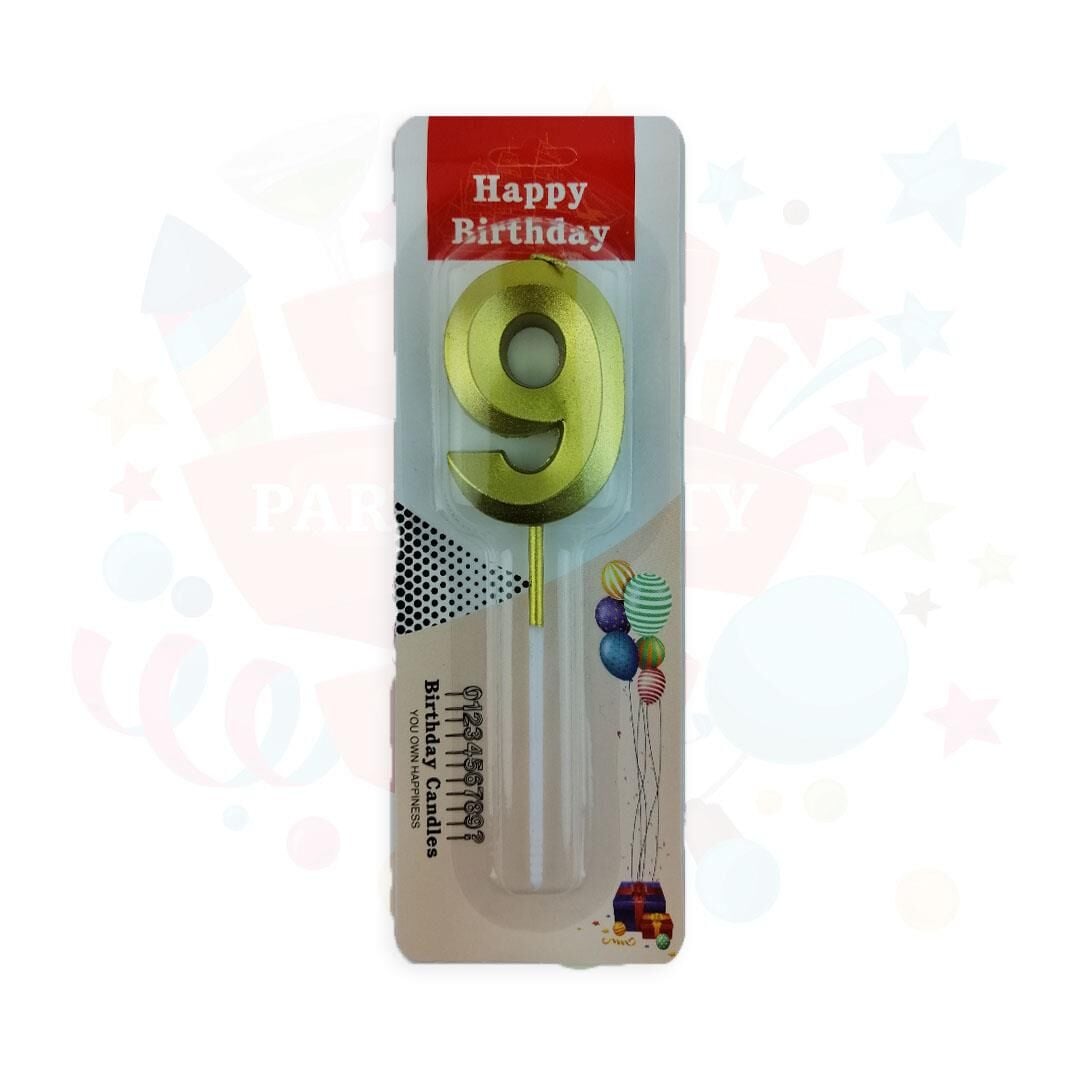 MUM RAKKAM ÇUBUKLU KÜÇÜK  ALTIN SERİ 9