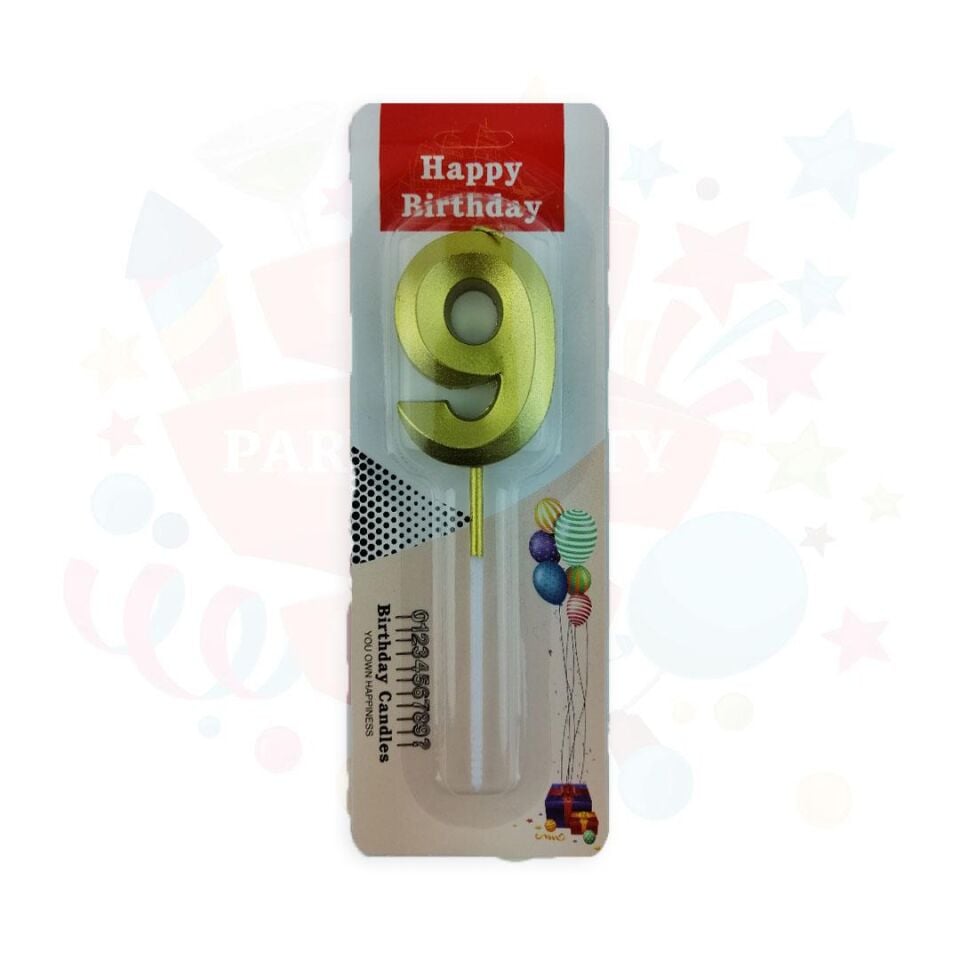 MUM RAKKAM ÇUBUKLU KÜÇÜK  ALTIN SERİ 9