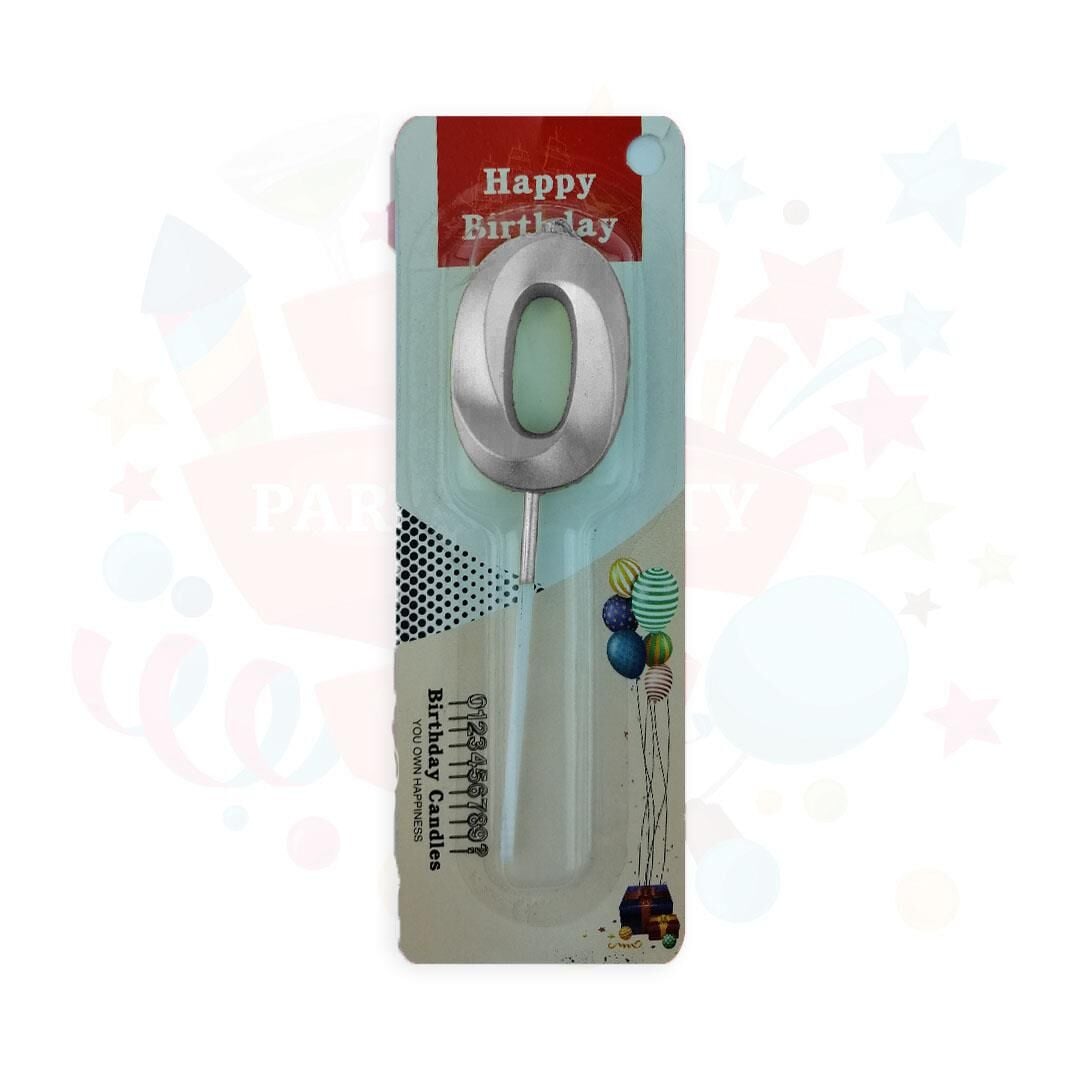 MUM RAKKAM ÇUBUKLU KÜÇÜK  GÜMÜŞ SERİ 0