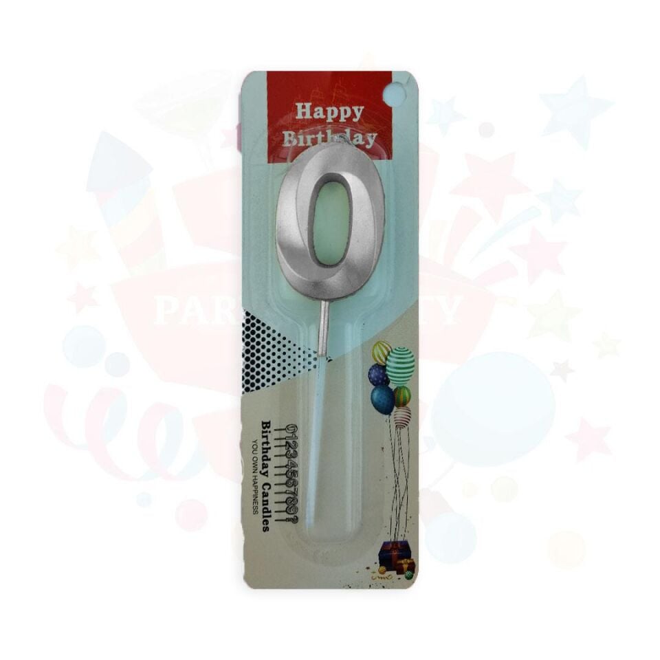 MUM RAKKAM ÇUBUKLU KÜÇÜK  GÜMÜŞ SERİ 0