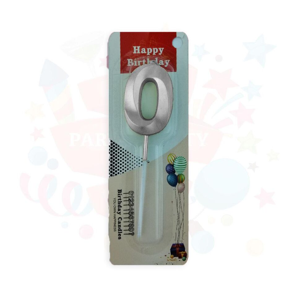 MUM RAKKAM ÇUBUKLU KÜÇÜK  GÜMÜŞ SERİ 0