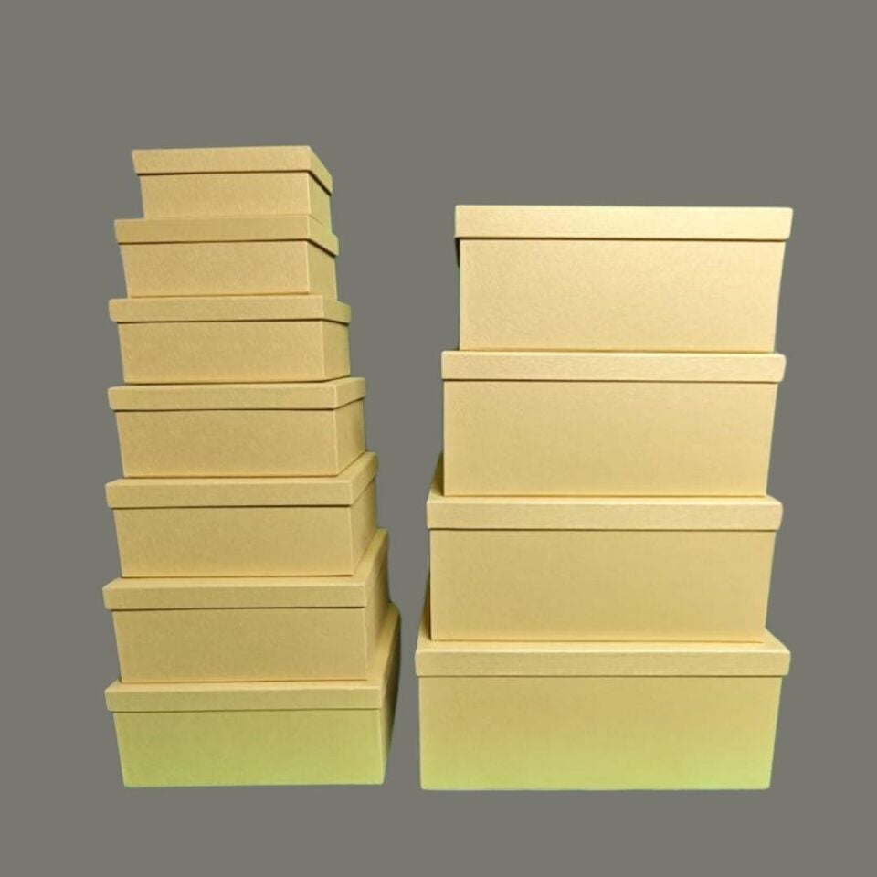 KUTU DİKDÖRTGEN 10 LU NOEL DESENLİ