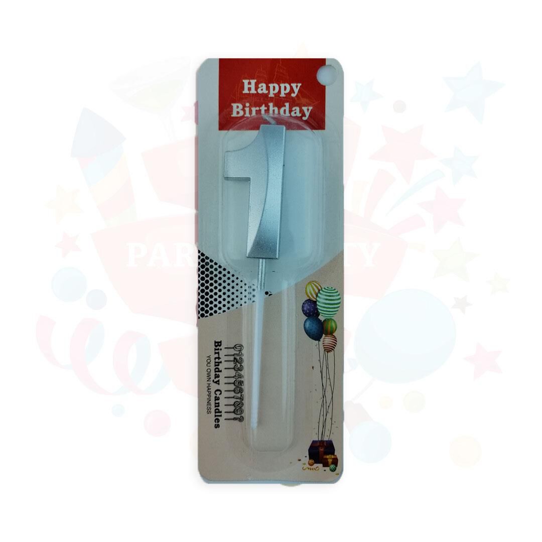 MUM RAKKAM ÇUBUKLU KÜÇÜK  GÜMÜŞ SERİ 1