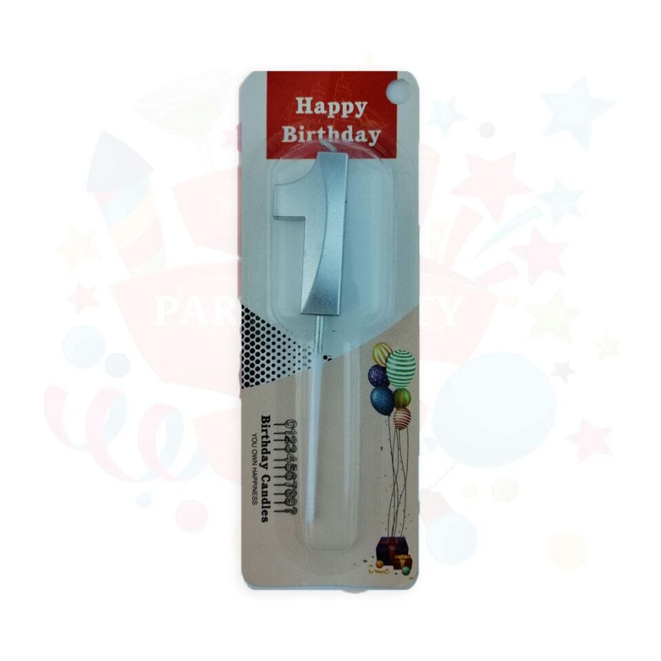 MUM RAKKAM ÇUBUKLU KÜÇÜK  GÜMÜŞ SERİ 1