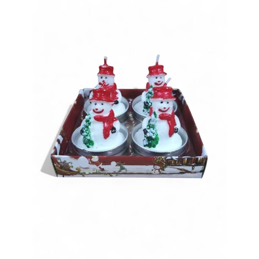 MUM TEA LIGHT KARDAN ADAMLI 4 LÜ