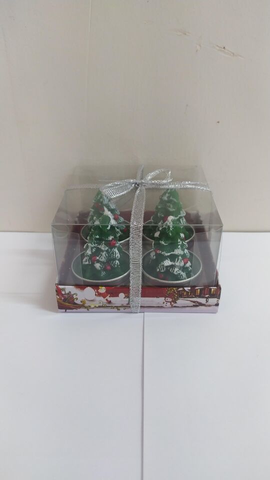 MUM TEA LIGHT ÇAM AĞAÇLI 4 LÜ