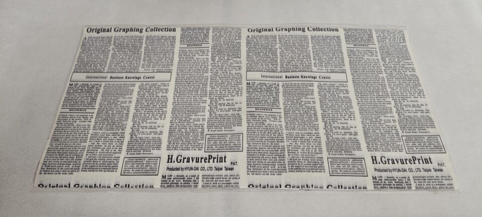 BUKETLİK PP  GAZETE BASKILI  58*58 20Lİ