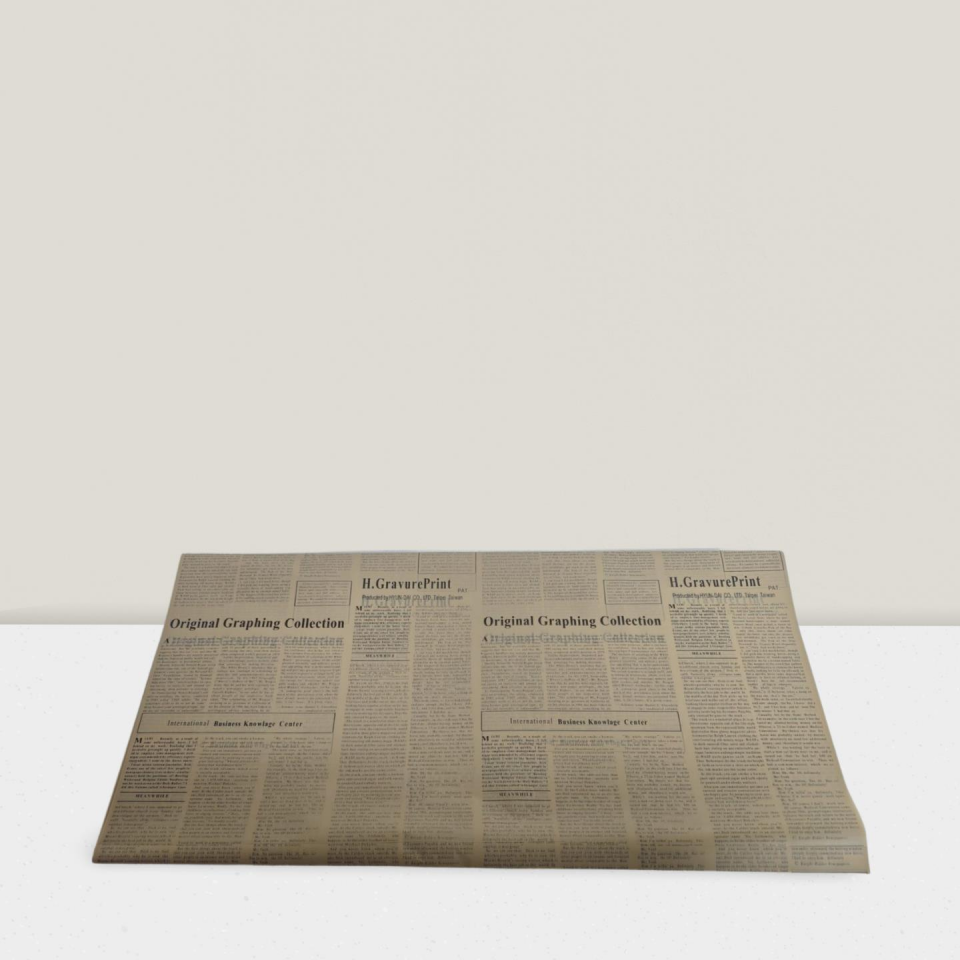 BUKETLİK PP  GAZETE BASKILI  58*58 20Lİ