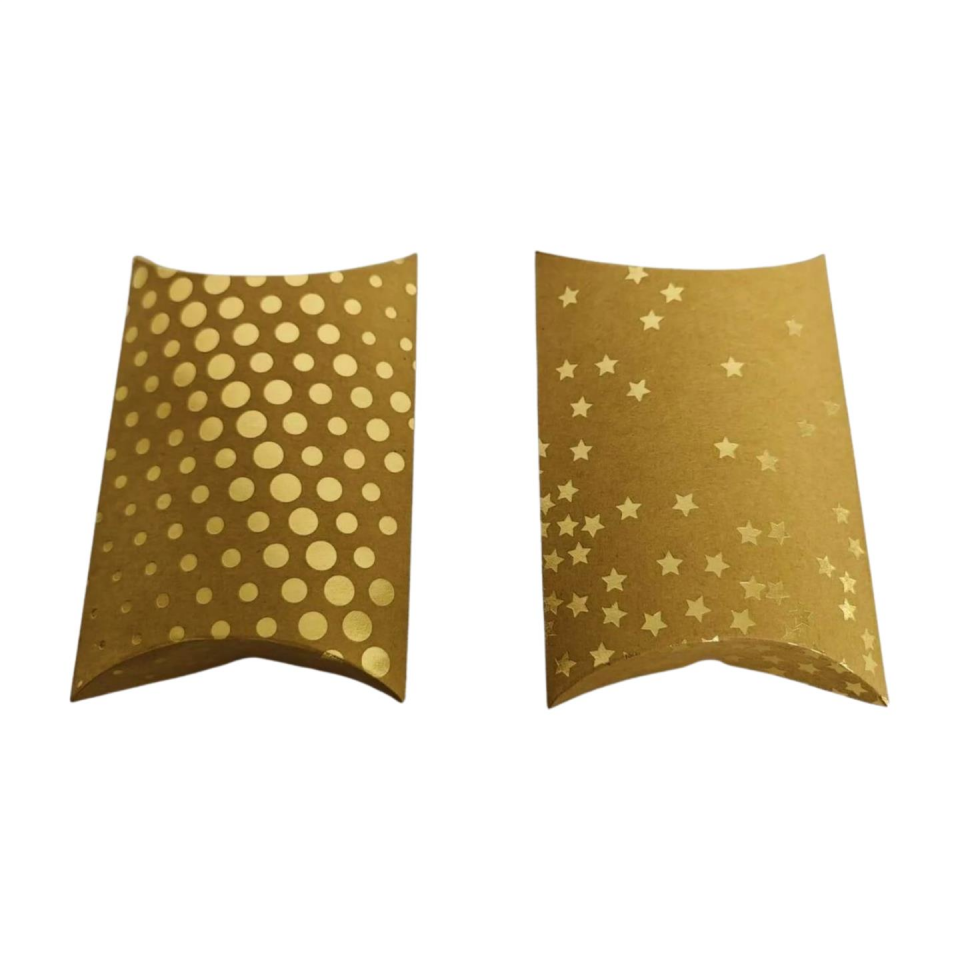 ÇANTA KRAFT KATLAMALI MUHTELİF DESEN 10*11 CM 2 Lİ