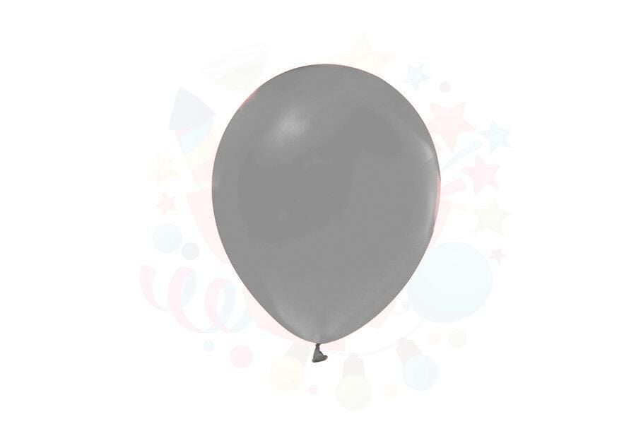 BALON DÜZ RENK GRİ 100'LÜ