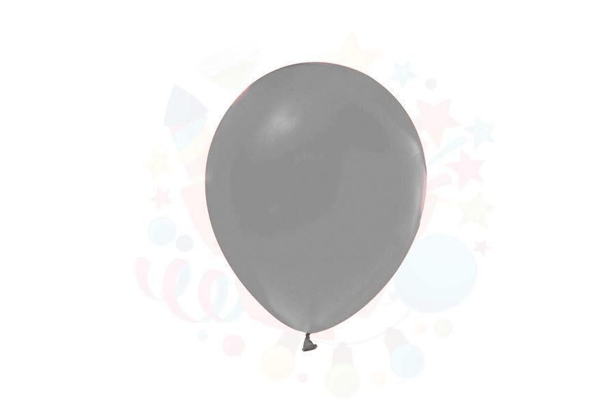 BALON DÜZ RENK GRİ 100'LÜ