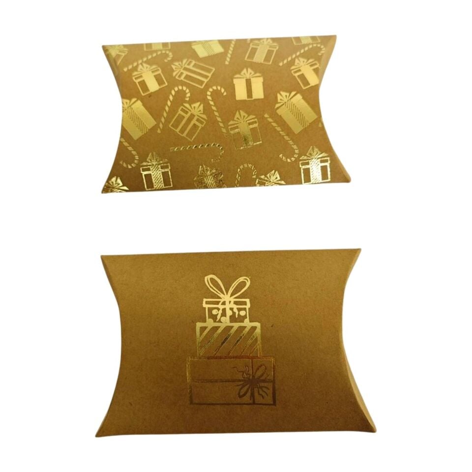 ÇANTA KRAFT KATLAMALI MUHTELİFDESEN 10*11 CM 2 Lİ